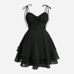Акція на Сарафан жіночий літній SHEIN GD-00118338 4XL Чорний від Rozetka