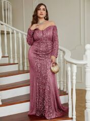Акція на Плаття жіноче SHEIN GD-00119666 XL Світло-рожеве від Rozetka