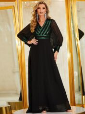 Акція на Плаття жіноче SHEIN GD-00119017 L Чорне від Rozetka