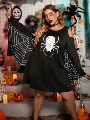 Акція на Плаття жіноче SHEIN GD-00129028 3XL Чорне від Rozetka