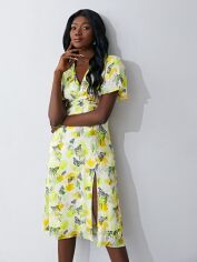 Акція на Плаття міді літнє жіноче SHEIN GD-00120237 XS Комбіноване від Rozetka