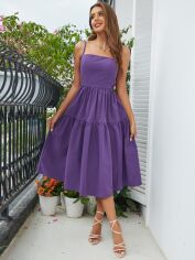 Акція на Плаття жіноче SHEIN GD-00120583 L Світло-фіолетове від Rozetka