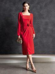 Акція на Плаття жіноче SHEIN GD-00120393 M Червоне від Rozetka