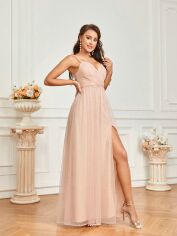 Акція на Плаття жіноче SHEIN GD-00120650 M Персикове від Rozetka