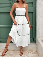 Акція на Плаття жіноче SHEIN GD-00120272 M Біле від Rozetka