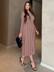 Акція на Плаття міді літнє жіноче SHEIN GD-00120532 S Пудрове від Rozetka