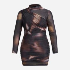 Акція на Плаття коротке літнє жіноче SHEIN GD-00119577 2XL Комбіноване від Rozetka