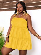 Акція на Плаття жіноче SHEIN GD-00118975 2XL Жовте від Rozetka