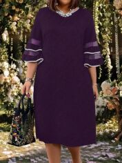 Акція на Плаття жіноче SHEIN GD-00119689 XL Фіолетове від Rozetka