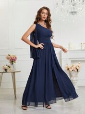 Акція на Плаття жіноче SHEIN GD-00130886 L Темно-синє від Rozetka