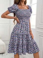 Акція на Плаття міді літнє жіноче SHEIN GD-00120342 S Комбіноване від Rozetka