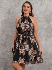 Акція на Плаття жіноче SHEIN GD-00131102 3XL Чорне від Rozetka
