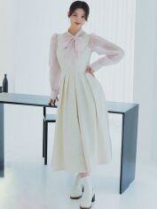 Акція на Плаття жіноче SHEIN GD-00131337 XL Кремове від Rozetka