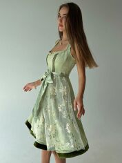 Акція на Сарафан жіночий літній SHEIN GD-00120163 L Світло-зелений від Rozetka