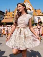 Акція на Плаття жіноче SHEIN GD-00131187 L Пудрове від Rozetka