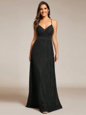 Акція на Плаття вечірнє довге літнє жіноче SHEIN GD-00131521 2XL Чорне від Rozetka