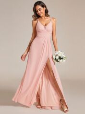 Акція на Плаття жіноче SHEIN GD-00120601 XL Світло-рожеве від Rozetka