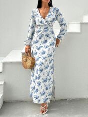 Акція на Плаття довге літнє жіноче SHEIN GD-00130890 S Біле від Rozetka