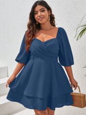 Акція на Плаття жіноче SHEIN GD-00130619 XL Синє від Rozetka