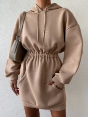 Акція на Плаття жіноче SHEIN GD-00120914 S Бежеве від Rozetka