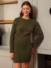 Акція на Плаття жіноче SHEIN GD-00120758 S Хакі від Rozetka