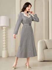 Акція на Плаття міді осіннє жіноче SHEIN GD-00125158 L Комбіноване від Rozetka