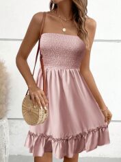Акція на Плаття жіноче SHEIN GD-00130630 L Світло-рожеве від Rozetka