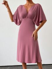 Акція на Плаття міді літнє жіноче SHEIN GD-00120511 L Лілове від Rozetka