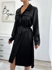 Акція на Плаття жіноче SHEIN GD-00120050 XS Чорне від Rozetka