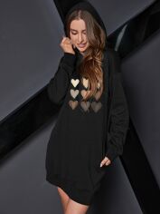 Акція на Плаття коротке осіннє жіноче SHEIN GD-00120912 XS Чорне від Rozetka