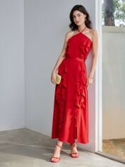 Акція на Плаття жіноче SHEIN GD-00120198 S Червоне від Rozetka