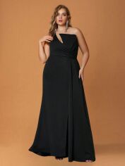 Акція на Плаття вечірнє довге літнє жіноче SHEIN GD-00130589 3XL Чорне від Rozetka