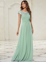 Акція на Плаття жіноче SHEIN GD-00120665 L Світло-зелене від Rozetka