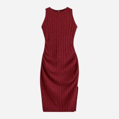Акція на Плаття жіноче SHEIN GD-00120430 XS Бордове від Rozetka