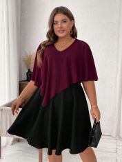 Акція на Плаття міді літнє жіноче SHEIN GD-00137331 3XL Комбіноване від Rozetka