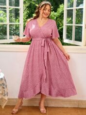 Акція на Сукня жіноча SHEIN GD-00137454 XL Світло-рожева від Rozetka