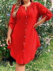 Акція на Сукня жіноча SHEIN GD-00136159 XL Червона від Rozetka