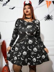 Акція на Плаття жіноче SHEIN GD-00132757 XL Чорне від Rozetka
