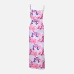 Акція на Плаття довге літнє жіноче SHEIN GD-00132807 S Рожеве від Rozetka