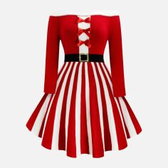 Акція на Сукня жіноча SHEIN GD-00134455 2XL Червона від Rozetka