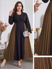 Акція на Плаття вечірнє довге осіннє жіноче SHEIN GD-00134470 XL Чорне від Rozetka