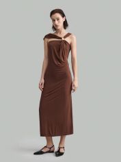 Акція на Сукня жіноча SHEIN GD-00134474 M Коричнева від Rozetka