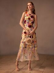 Акція на Плаття вечірнє довге літнє жіноче SHEIN GD-00134497 S Комбіноване від Rozetka