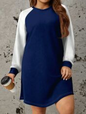 Акція на Плаття коротке зимове тепле жіноче SHEIN GD-00134512 XL Синє від Rozetka