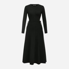 Акція на Плаття в'язане міді зимове тепле жіноче SHEIN GD-00133184 L Чорне від Rozetka