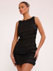 Акція на Плаття коротке літнє жіноче SHEIN GD-00133790 S Чорне від Rozetka