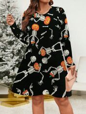 Акція на Сукня жіноча SHEIN GD-00134818 XL Чорна від Rozetka