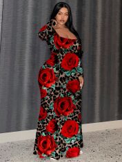 Акція на Плаття жіноче SHEIN GD-00135063 XL Комбіноване від Rozetka