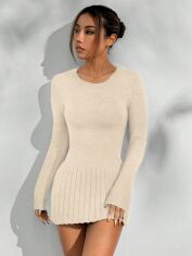 Акція на Сукня жіноча SHEIN GD-00135082 M Пудрова від Rozetka