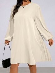 Акція на Плаття вечірнє міді літнє жіноче SHEIN GD-00135083 3XL Айворі від Rozetka